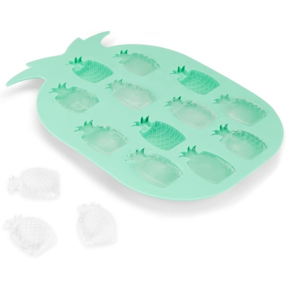 NWT Blush Silicone Mold Pineapple Ice Cube Tray - Picture 1 of 4